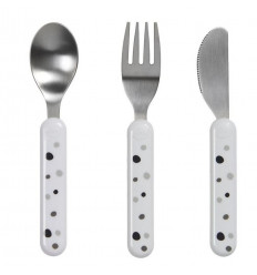 CUTLERY SET DREAMY DOTS WHITE 23