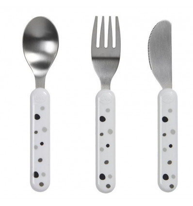 CUTLERY SET DREAMY DOTS WHITE 23