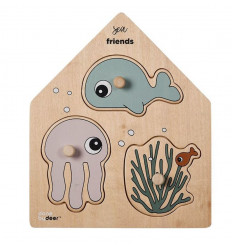 PEG PUZZLE SEA FRIENDS 21