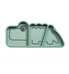 SILICONE STICK & STAY SNACK PLATE 25