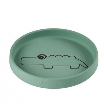 SILICONE PLATE CROCO GREEN 25