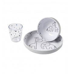 YUMMY MINI DINNER DREAMY DOTS GREY 21