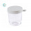 GLAZEN BEWAARPOTJE 250ML MISTGRIJS 243