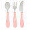 3-DELIG INOX BESTEK VIEUX ROSE 243