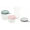 KOFFER 3BEWAARPOTJES GLAS150/250/400 22