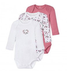 NBFBODY 3P LS HEATHER ROSE FLOWER NOOS 6