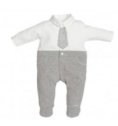 FO B COMBI 2TONE CHIC SHIRT & TIE 56 20