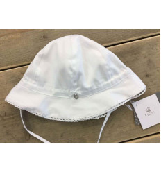 GIRLS HAT TULIP UNI 44 WHITE 20