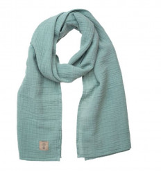 MUSLIN NURSING SCARF GREEN 64X210CM 211