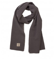 MUSLIN NURSING SCARF ANTHRAC 64X210 211