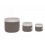 STORAGE BASKET SET 3P MUSLIN GREEN 21