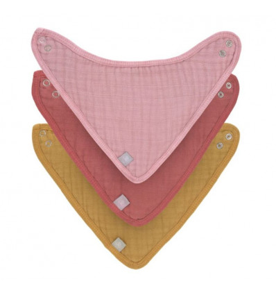 MUSLIN/TERRY BANDANA ROSE/ROSEWD/MUST 21