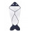 TOWEL BABIES 0-2Y NAVY BLUE 20