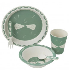 DINNER SET BAMBOO HEDGEHOG 21