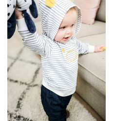COCON CARDI CAPUCHE RAYE BIO 1M