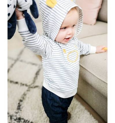 COCON CARDI CAPUCHE RAYE BIO 1M
