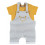 COCON SET 2 PCS SALOPETTE RAYEE BIO 12M