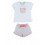 GRAPHIC PYJAMA GIRL 2 PCS COURT 12M