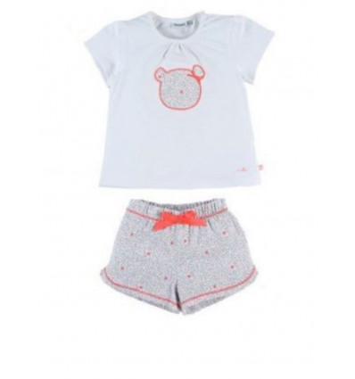 GRAPHIC PYJAMA GIRL 2 PCS COURT 12M