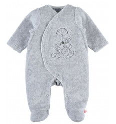 PLUME DB VELOURS GRIS 6M