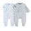 PLUME SET DB JERSEY BLANC GRIS 0M