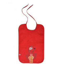 BAVOIR, ROUGE VIF 30X45CM