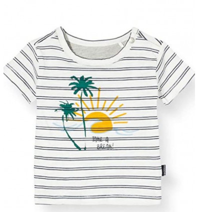 B REGULAR T-SHIRT SS ASBURY PARK AOP