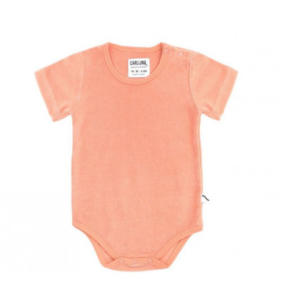 BASICS ROMPER SHORTSLEEVE PINK 50/56