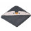 AUGUSTA HOODED TOWEL PENGUIN STONEGRY 21