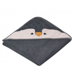 AUGUSTA HOODED TOWEL PENGUIN STONEGRY 21