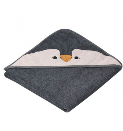 AUGUSTA HOODED TOWEL PENGUIN STONEGRY 21