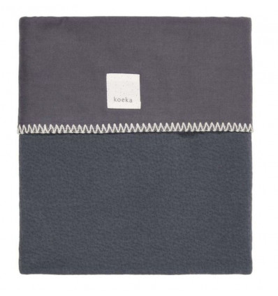 LEDIKANTDEKEN FLANEL RUNA DARK GREY 23