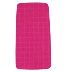 DRAP HOUSSE MOUSSELINE FRAMBOISE BERCEAU