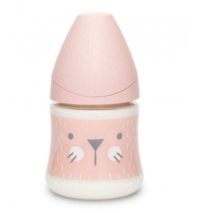 FLES PA SIL SLOW 150ML PINK WHISKERS 241