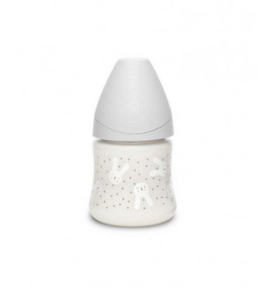 FLES PA SIL SLOW 150ML GRAY RABBITS 21