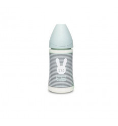 FLES PA SIL 3POS 270ML GREEN LINES 21