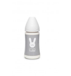FLES PA SIL 3POS 270ML GRAY LINES 21