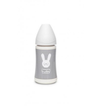 FLES PA SIL 3POS 270ML GRAY LINES 21