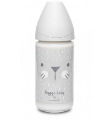 FLES GLAS SIL 3POS 240ML GRAY WHISKER 21