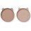 OLIVIA PLATE 2 PACK ROSE MIX 22