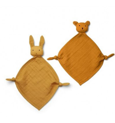 YOKO MINI CUDDLE CLOTH 2-PACK yel 202