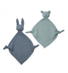 YOKO MINI CUDDLE CLOTH 2 P BLUE MIX 21