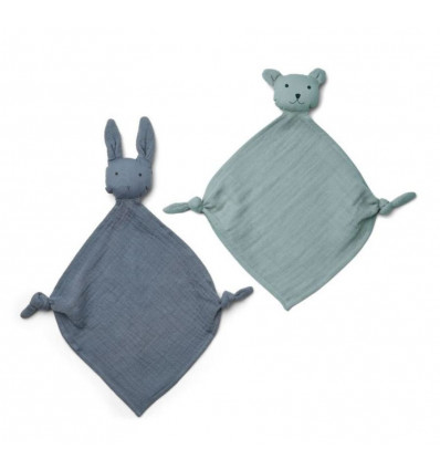 YOKO MINI CUDDLE CLOTH 2 P BLUE MIX 21