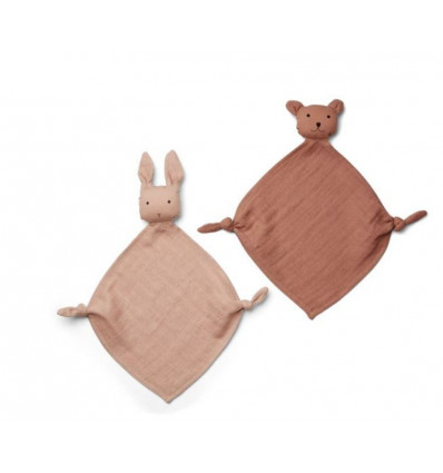 YOKO MINI CUDDLE CLOTH 2-PACK ROSE 202
