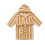 REGGIE BATHROBE Y/D STRIPE yel 202