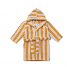 REGGIE BATHROBE Y/D STRIPE yel 202