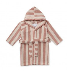 REGGIE BATHROBE Y/D STRIPE 202