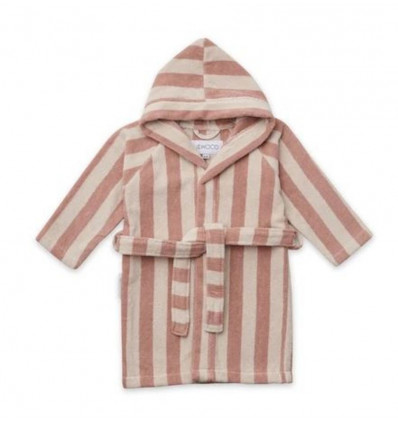 REGGIE BATHROBE Y/D STRIPE 202