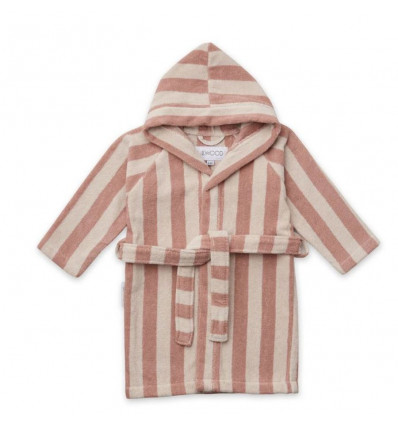 REGGIE BATHROBE Y/D STRIPE 202