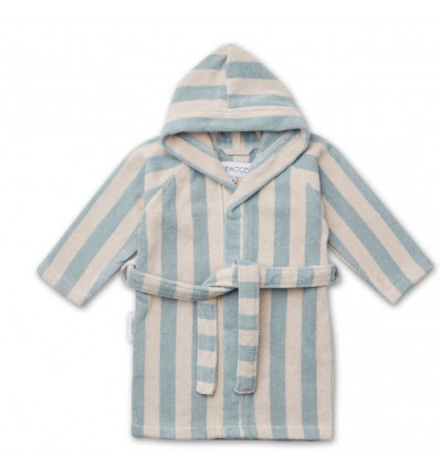 REGGIE BATHROBE Y/D STRIPE SEA 202